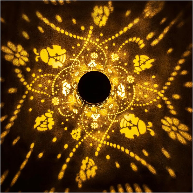 EZTZEN Ladybug Solar Lanterns Outdoor Waterproof Hanging Solar Lights Ladybug Gifts for Women Men Metal Decorative LED Ladybug Lanterns for Garden Decor,Yard,Patio,Lawn,Tabletop,Pathway,Landscape - Image 2